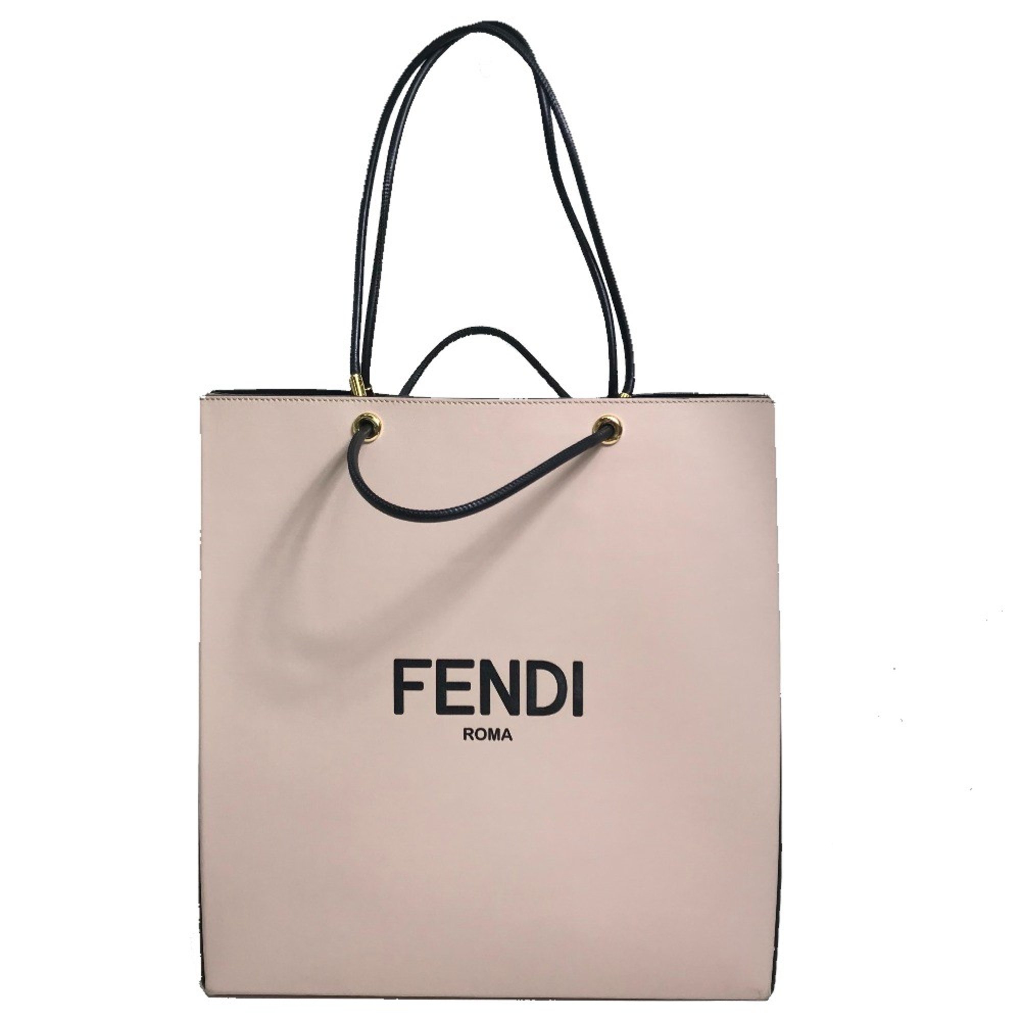 Fendi 8BH383 bag medium Tote Bag Pink Beige Light pink