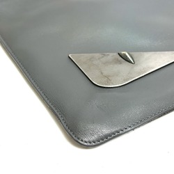 Fendi 7N0078 Pouch Bag Clutch bag gray