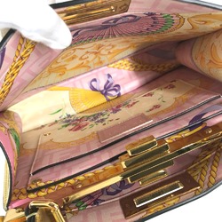 Fendi 8BN321 Versace VERSACE collaboration 2WAY Shoulder Bag Hand Bag Gold pink