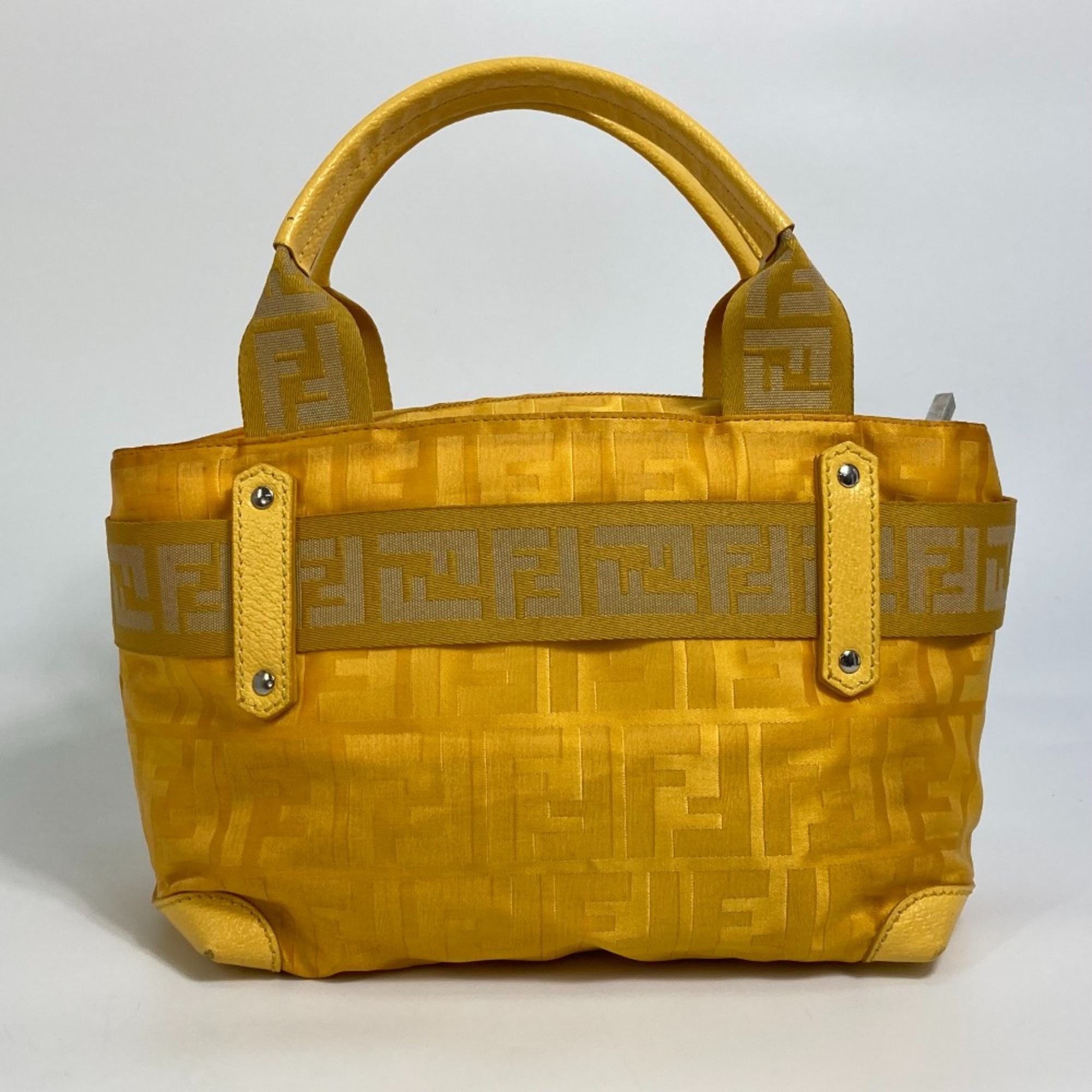 Fendi 8BH142 FF bag bag Hand Bag yellow