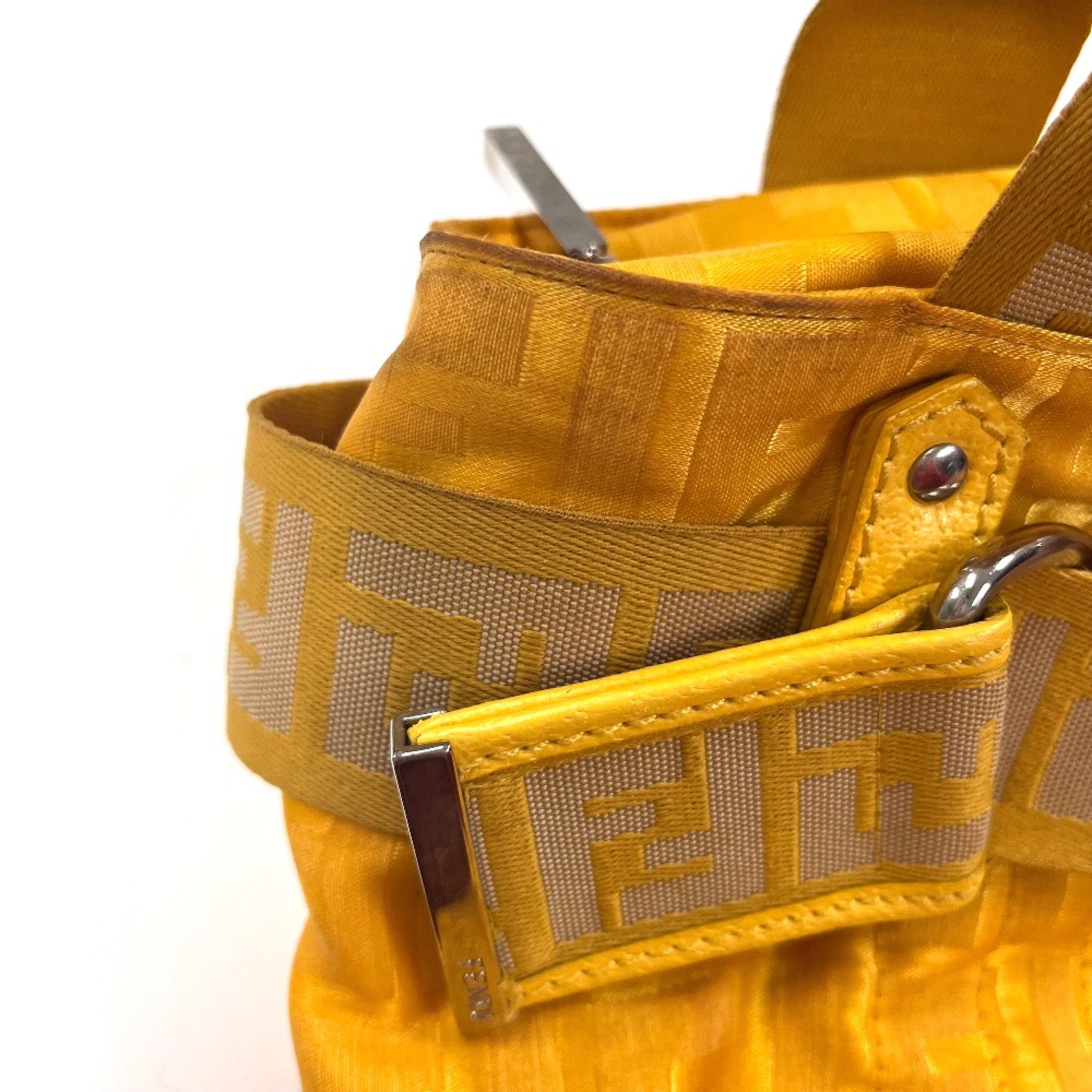 Fendi 8BH142 FF bag bag Hand Bag yellow