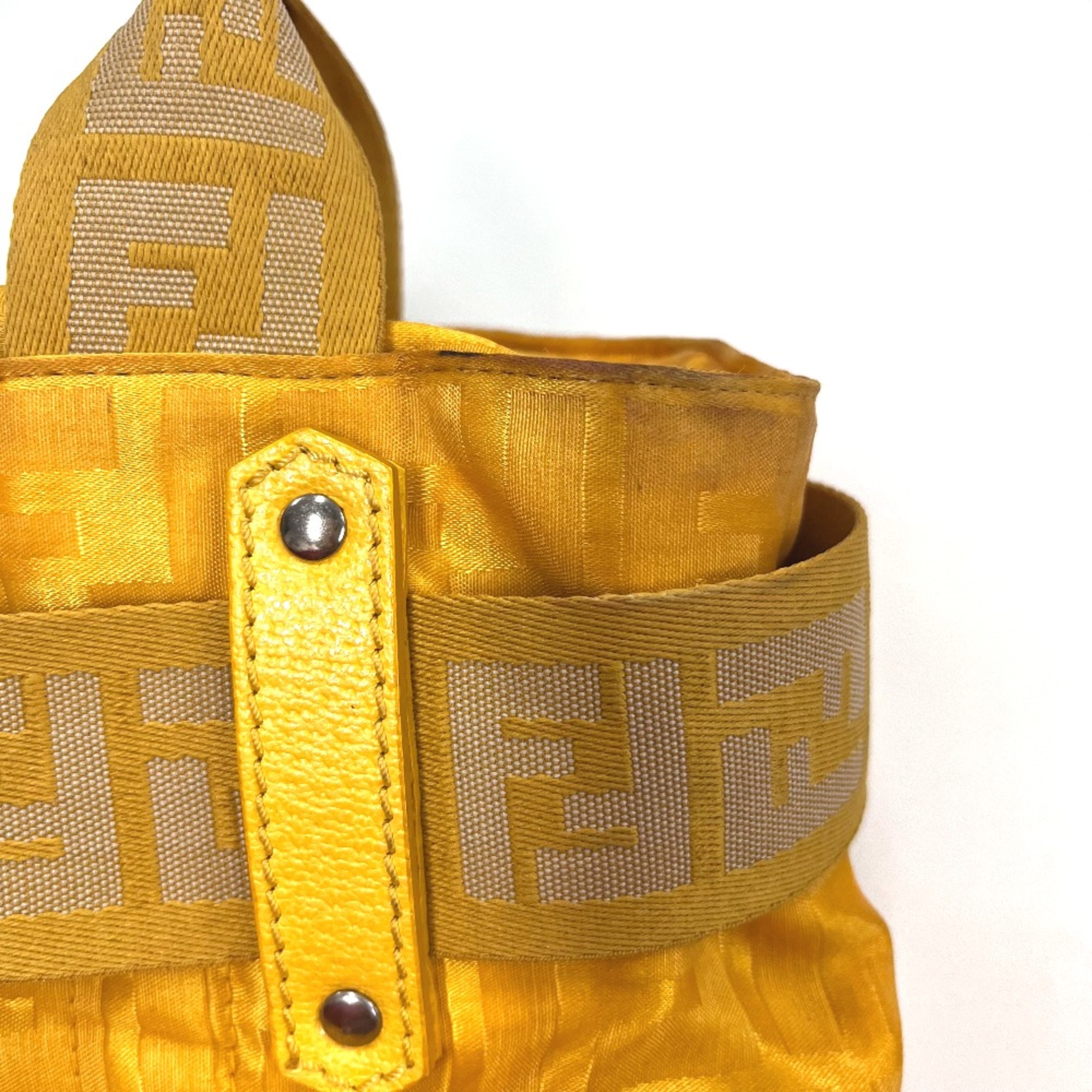 Fendi 8BH142 FF bag bag Hand Bag yellow