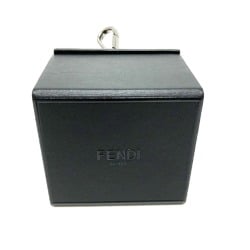 Fendi 7AR894 logo/accessories charm Key Holder Black