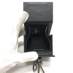 Fendi 7AR894 logo/accessories charm Key Holder Black