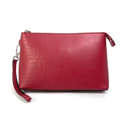 Fendi 7N0106 Bag pouch with strap Clutch bag Red