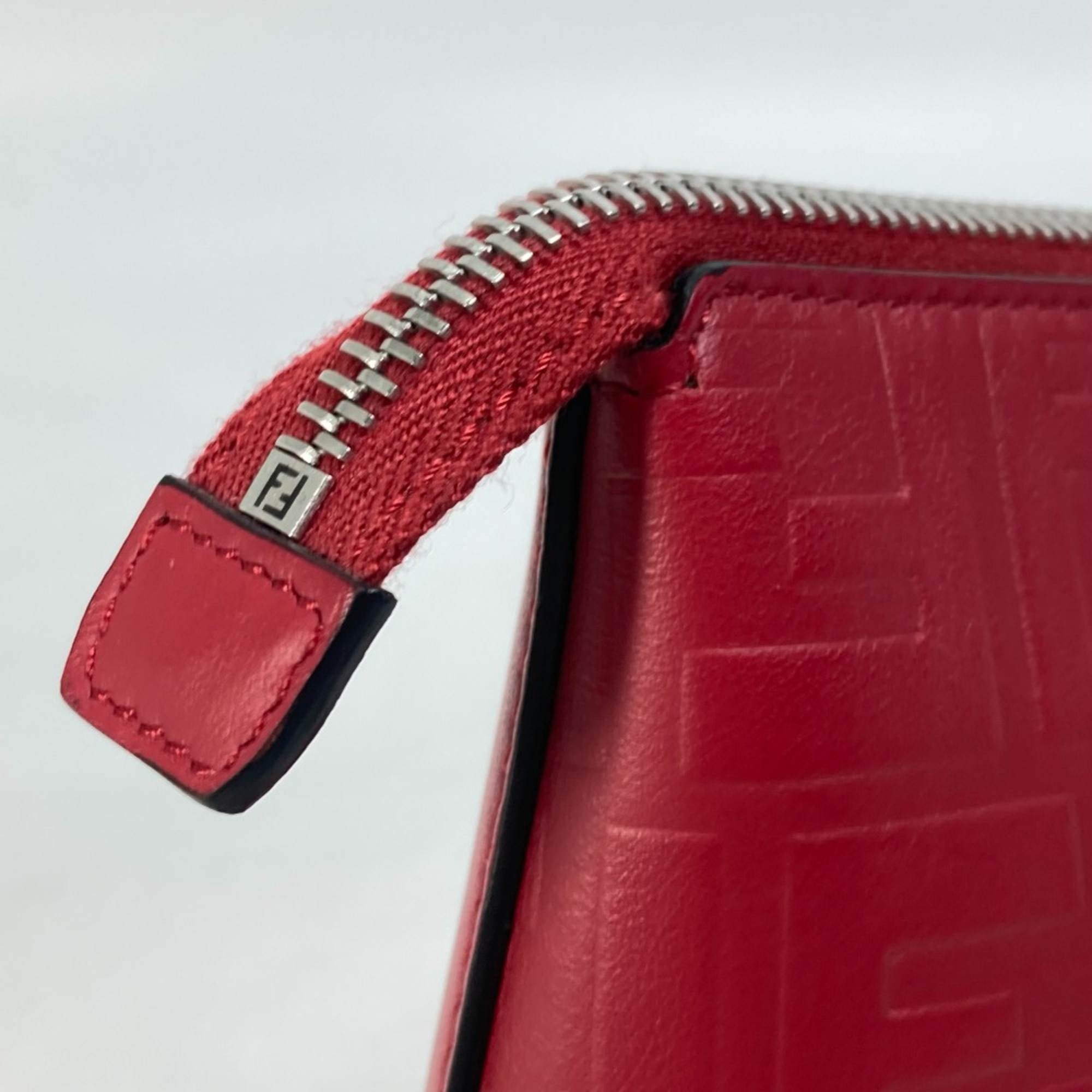 Fendi 7N0106 Bag pouch with strap Clutch bag Red