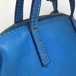 Fendi 8BN232 Selleria Bag Duffle Bag Shoulder Bag Hand Bag blue