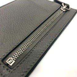 Fendi 7M0310 coin purse Card Case gray SilverHardware