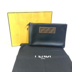 Fendi 7N0078 Pouch Bag Clutch bag Black Brown