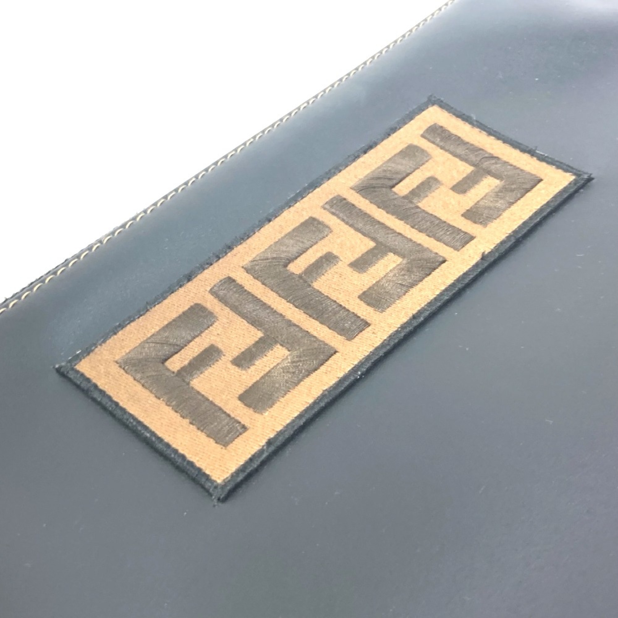 Fendi 7N0078 Pouch Bag Clutch bag Black Brown