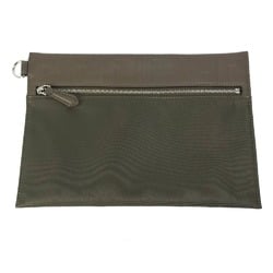 Fendi 7N0108 Zucca Clutch bag Pouch khaki Brown