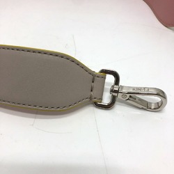 Fendi Strap only logo Shoulder strap Gray /pink SilverHardware