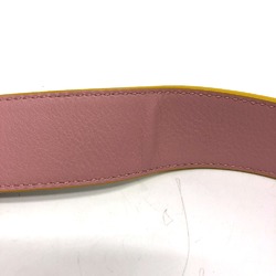 Fendi Strap only logo Shoulder strap Gray /pink SilverHardware