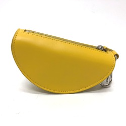 Fendi 7AR706 taco motif Bag Charm yellow SilverHardware