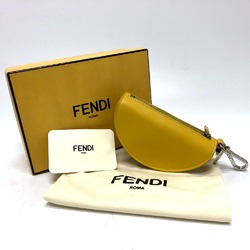 Fendi 7AR706 taco motif Bag Charm yellow SilverHardware