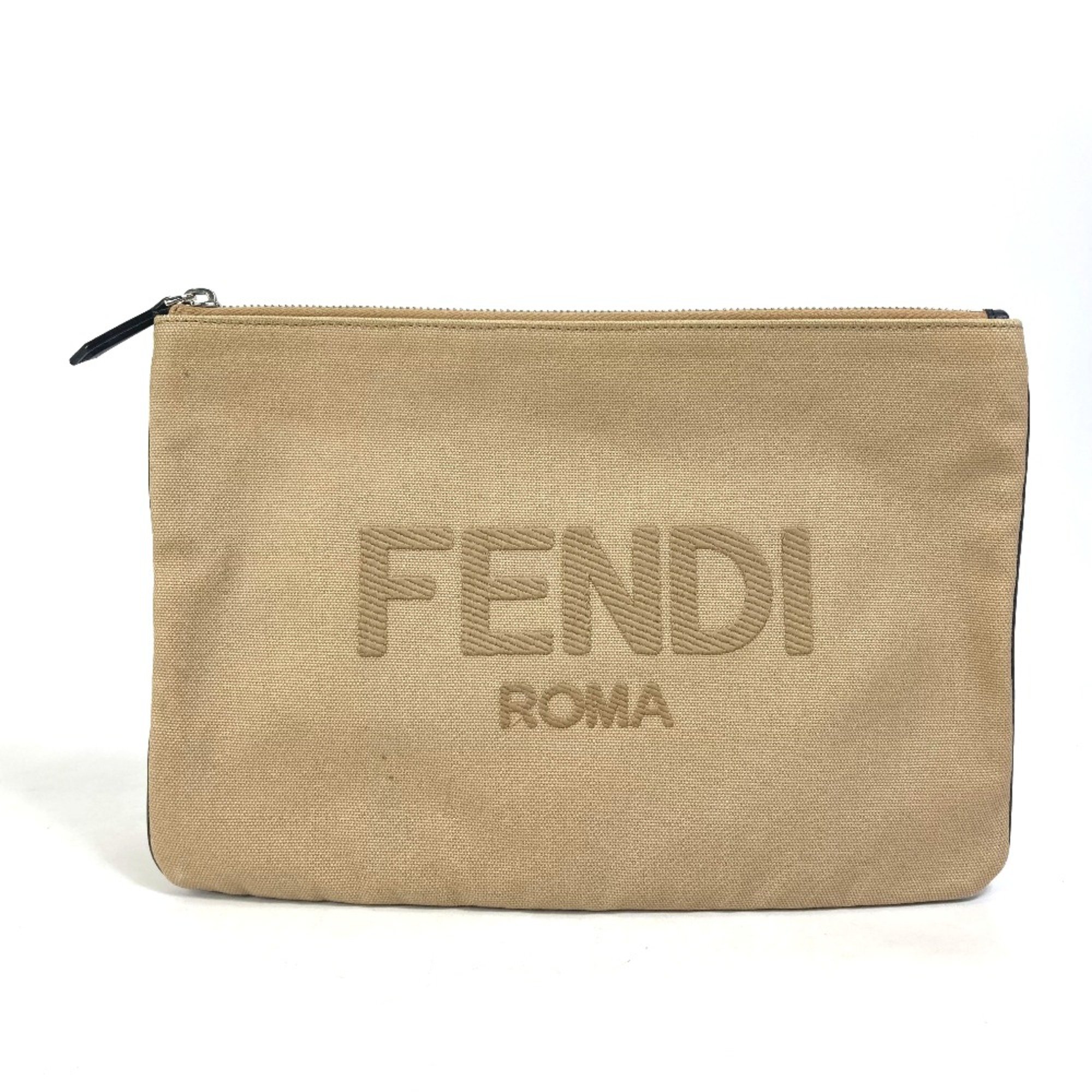 Fendi Pouch Bag Clutch bag Beige