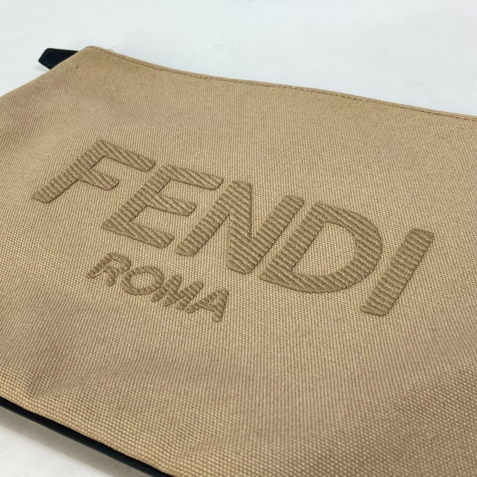 Fendi Pouch Bag Clutch bag Beige