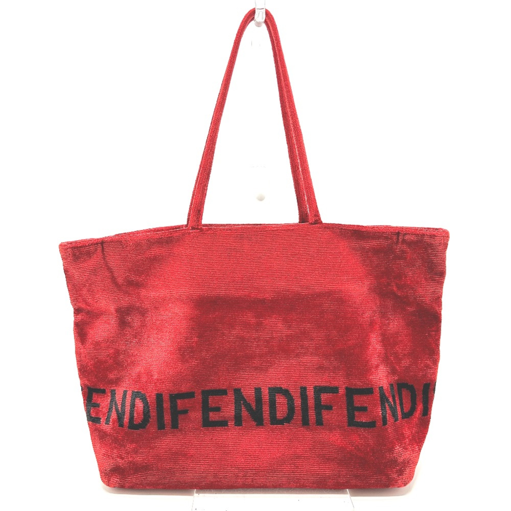 Fendi logo Bag Tote Bag Red