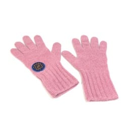 Fendi FXY554 Glove knit gloves pink