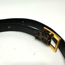 Fendi Leopard belt Brown/Red GoldHardware