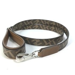 Fendi 8AC012 Zucca pet dog dog walk Lead Brown