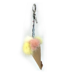 Fendi ice cream Key Holder Bag Charm Multicolore