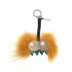 Fendi 7AR541 fur Key Holder Bag Charm Multicolore