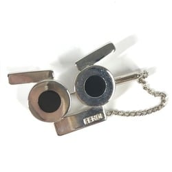 Fendi Accessories Brooch Silver Black