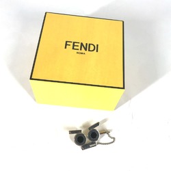 Fendi Accessories Brooch Silver Black