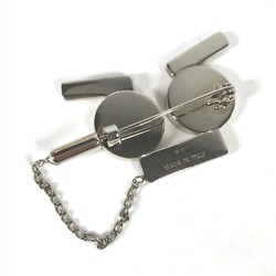 Fendi Accessories Brooch Silver Black