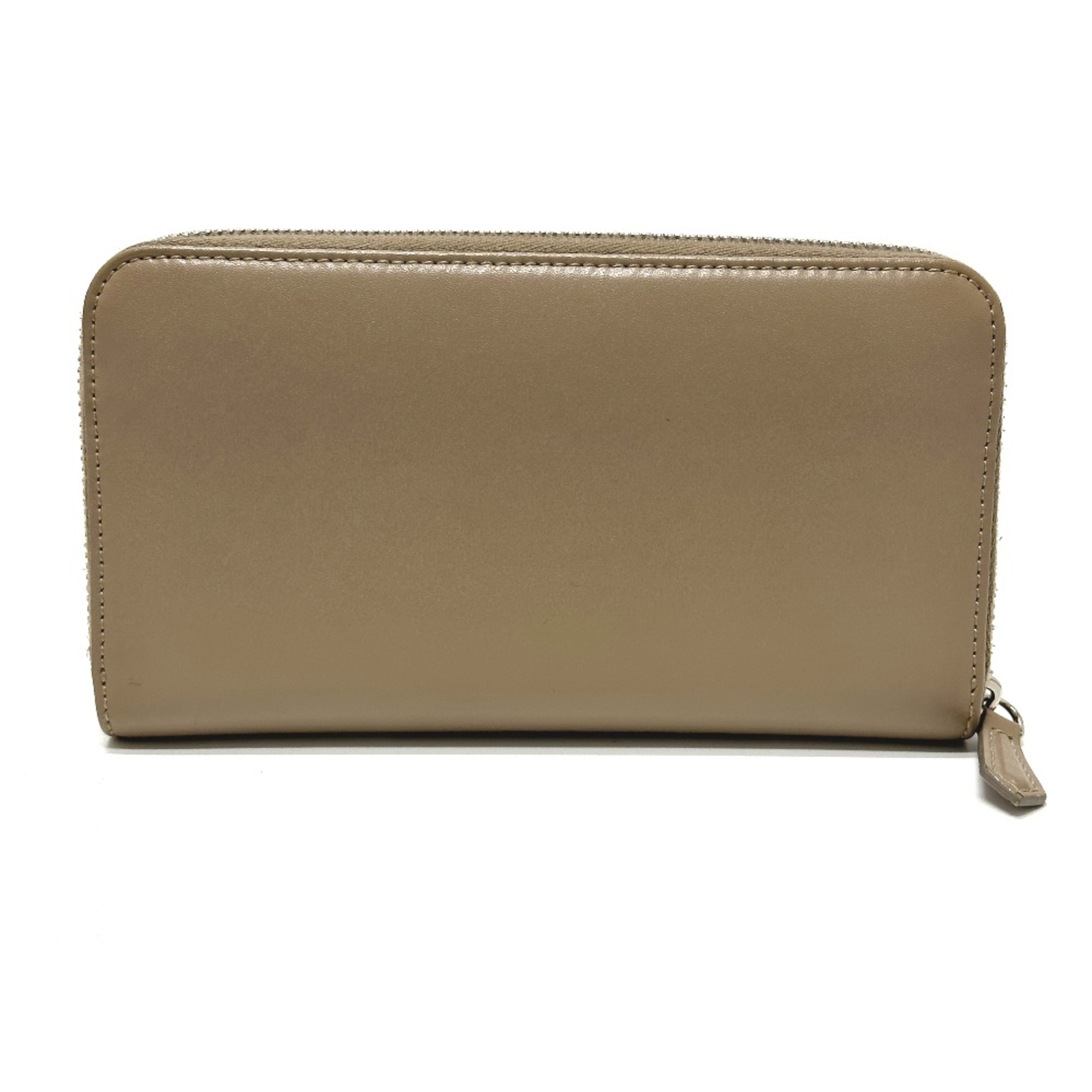 Fendi 8M0299 Zip Around Long Wallet Beige