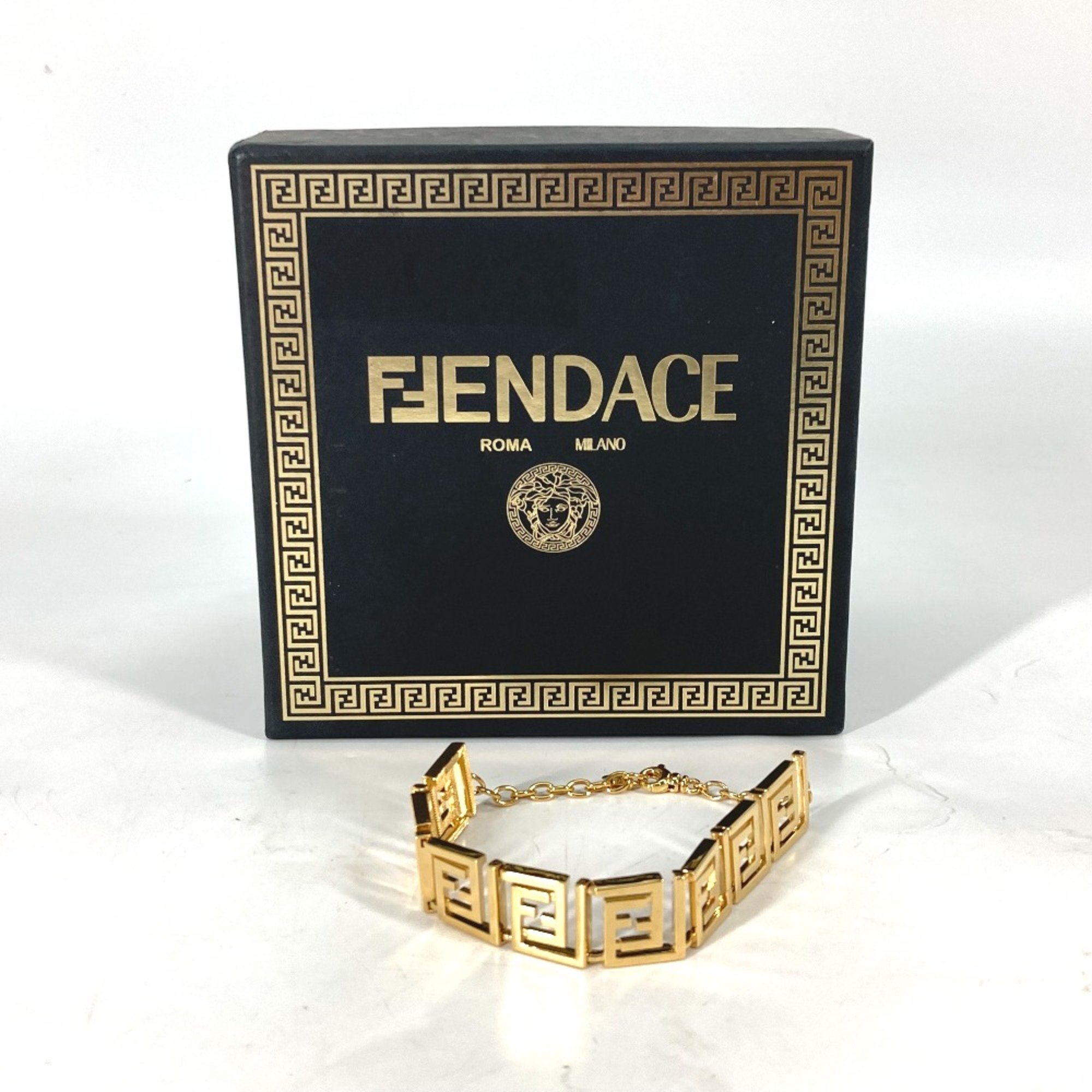 Fendi 8AH608 VERSACE collaboration Versace Accessories Bracelet Gold