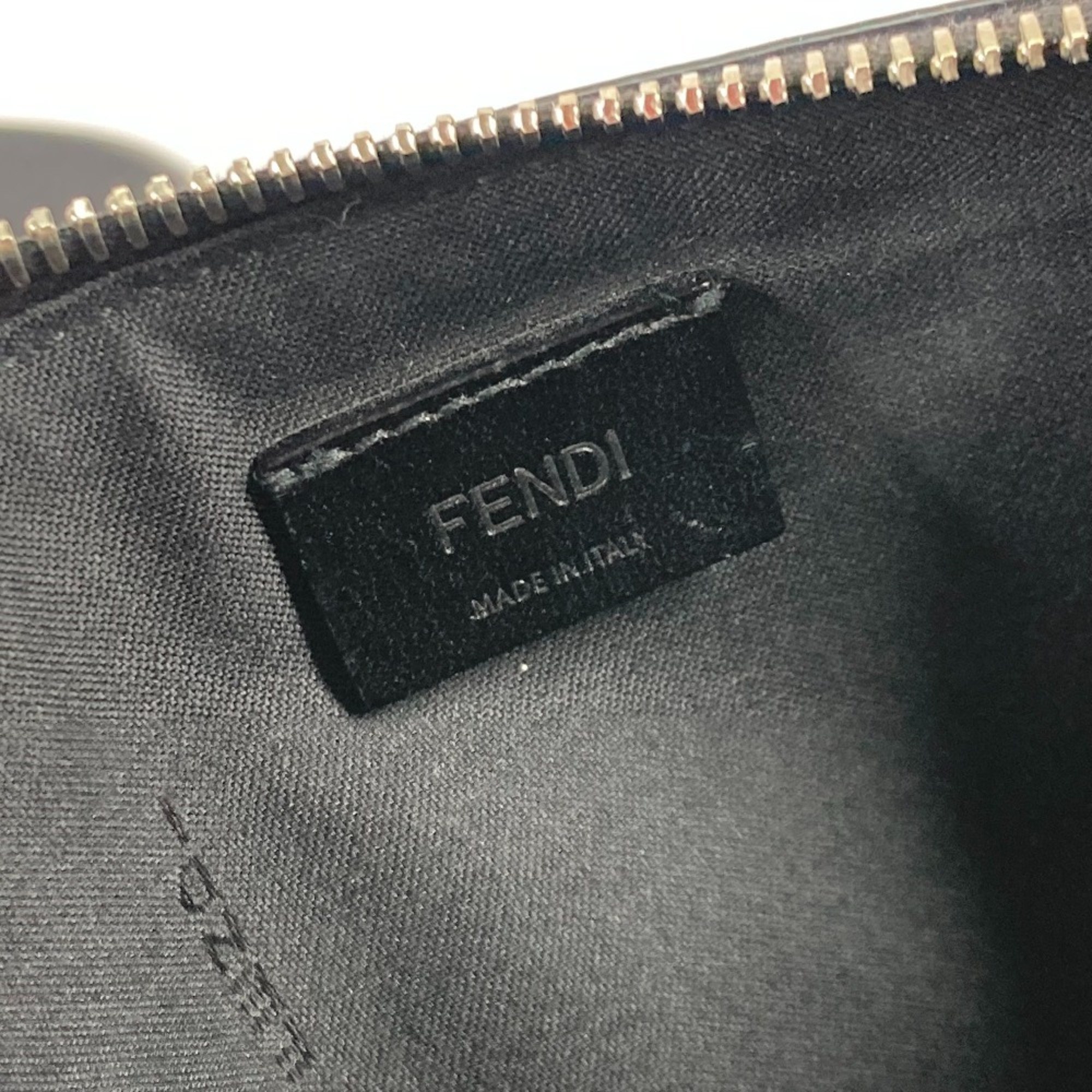 Fendi 7AS034 Crossbody Pochette phone pouch bag Shoulder Bag Black