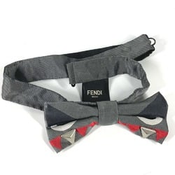 Fendi Studs accessories Necktie gray