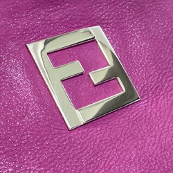 Fendi logo Bag Tote Bag shawl Shoulder Bag purple