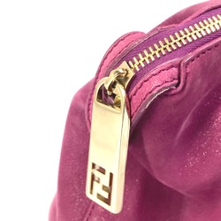 Fendi logo Bag Tote Bag shawl Shoulder Bag purple