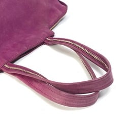 Fendi logo Bag Tote Bag shawl Shoulder Bag purple