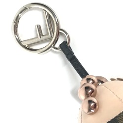 Fendi Zucca Bag Charm Key Holder Brown