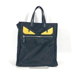 Fendi 7VA367 Vertical Shoulder Bag Tote Bag Black yellow