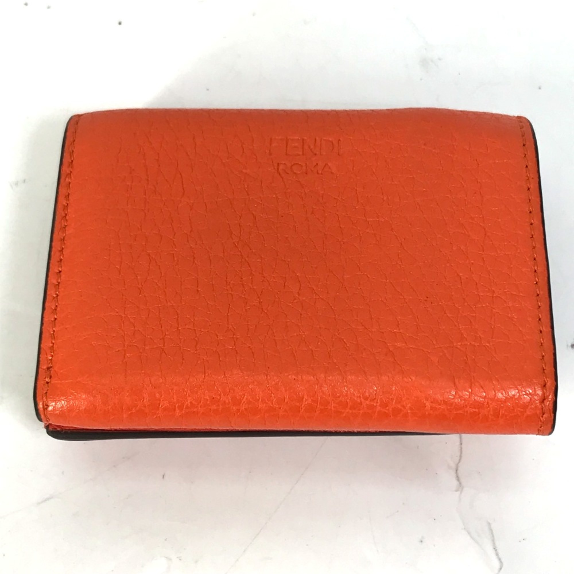 Fendi 8M0426 Wallet Trifold wallet Orange