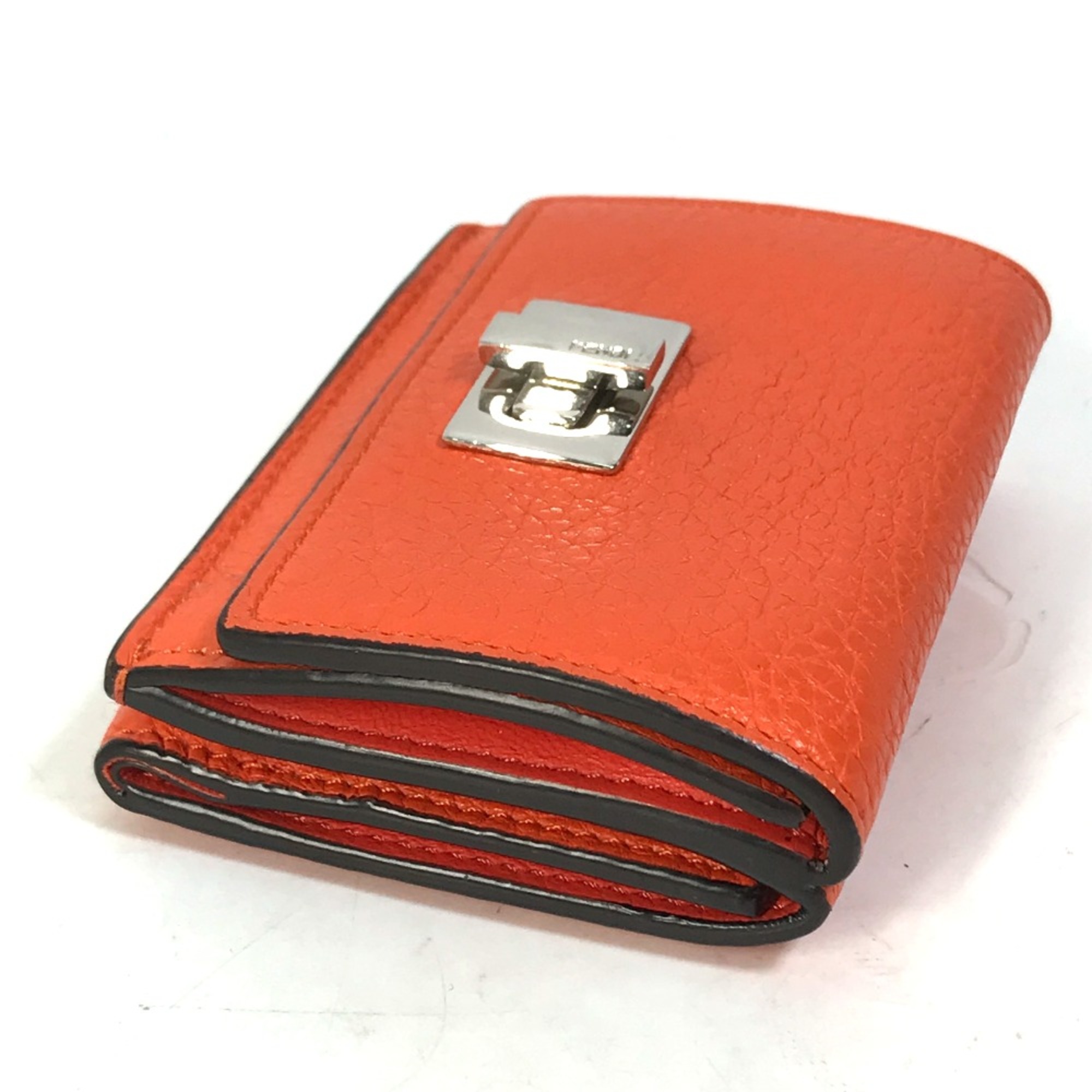 Fendi 8M0426 Wallet Trifold wallet Orange