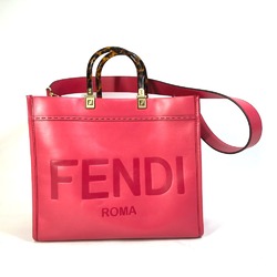 Fendi 8BH386 Shoulder Bag 2WAY bag Tote Bag pink
