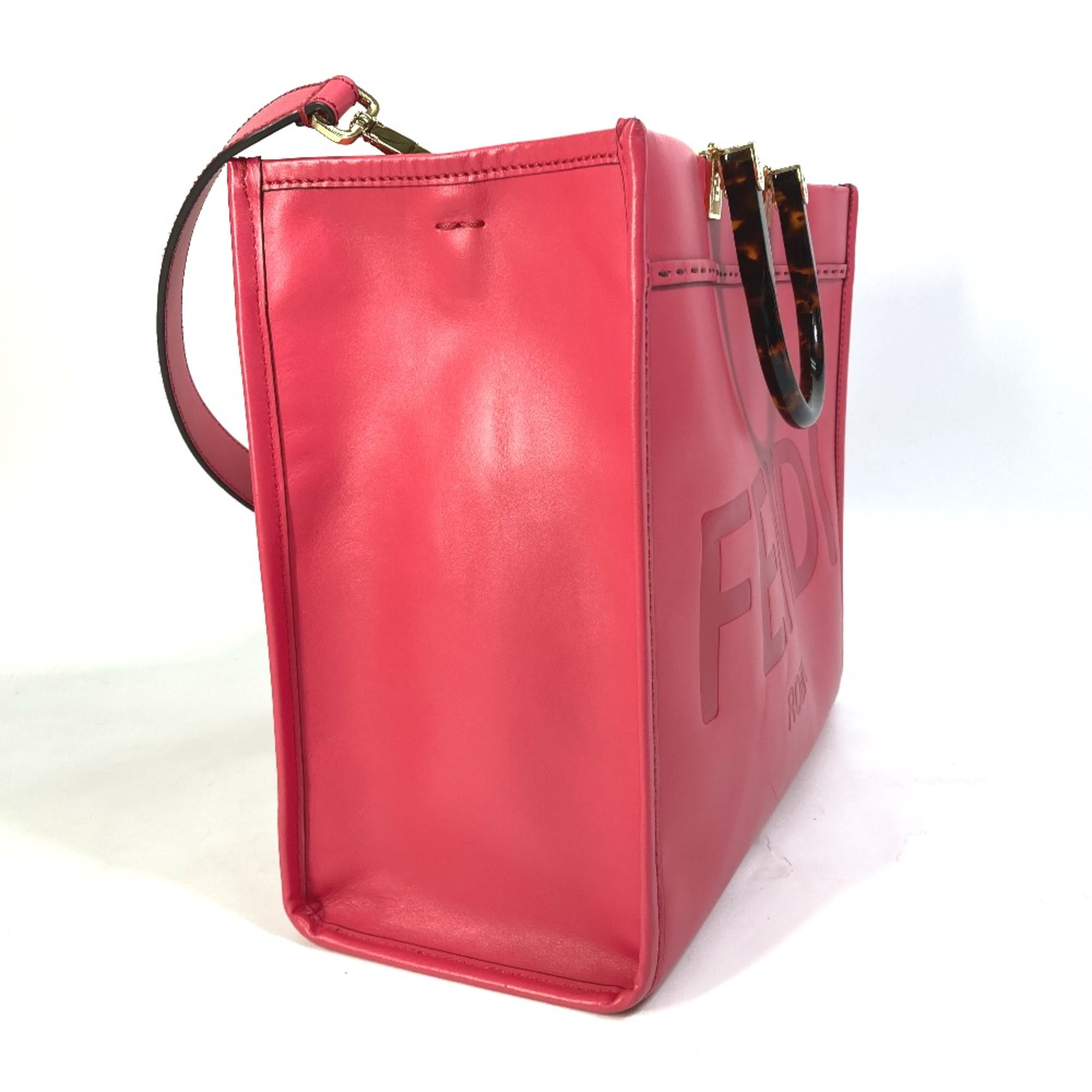 Fendi 8BH386 Shoulder Bag 2WAY bag Tote Bag pink