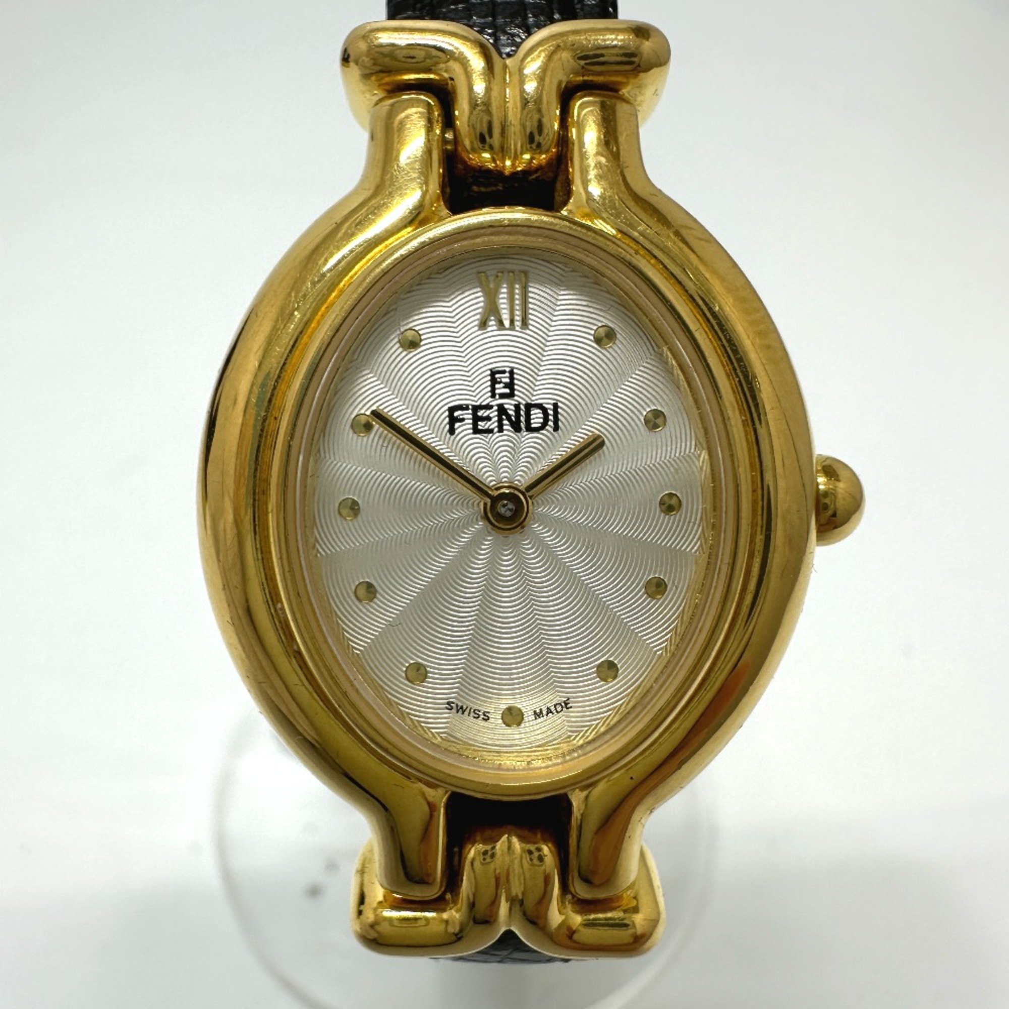 Fendi 640L Quartz Wristwatch Gold