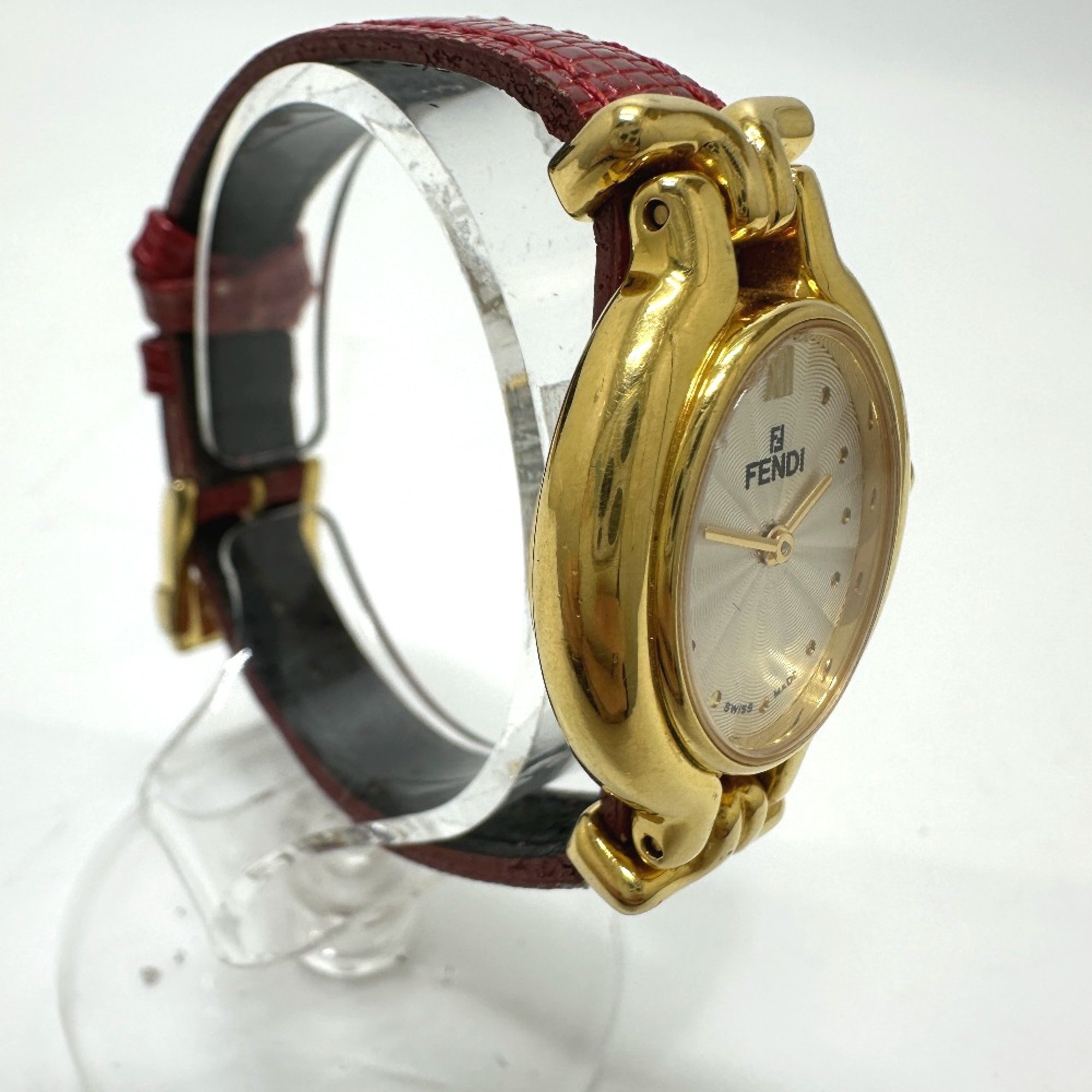 Fendi 640L Quartz Wristwatch Gold