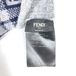 Fendi FXY010 Check Bicolor Glove gloves Navy gray