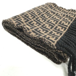 Fendi FXS366 Scarf Brown Black