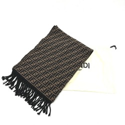 Fendi FXS366 Scarf Brown Black