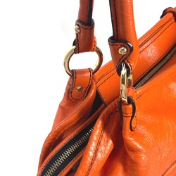 Fendi shoulder bag Shoulder bag with charm Tote Bag Orange