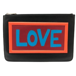 Fendi 7N0078 LOVE Cluch Bag Clutch bag Black Multicolore